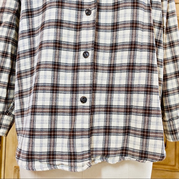 Vintage 90’s “GRUNGE” Eddie Bauer Plaid Button Down Shirt - Picture 9 of 16